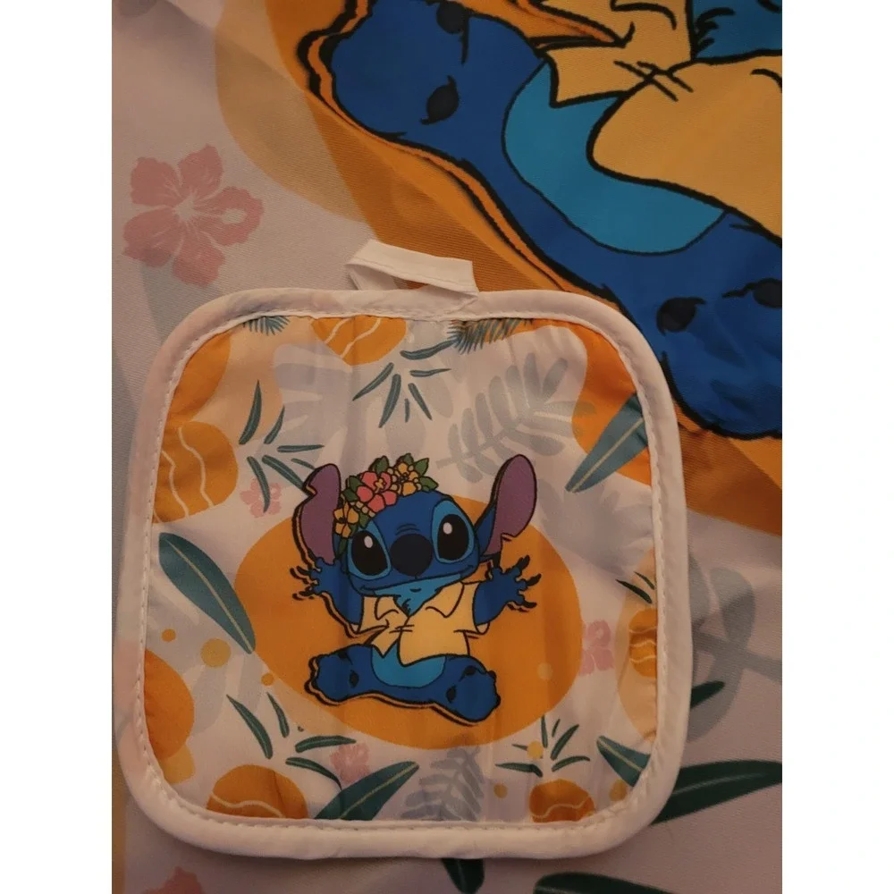 Lilo And Stitch Bamboo Utensils (Set Of 5)Plus Apron, Pot Holder, Glove